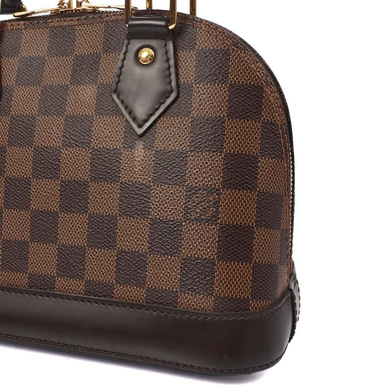 Lv Alma Damier Lily Louis Vuitton Alma BB In Damier Ebene, Canvas - Main Image