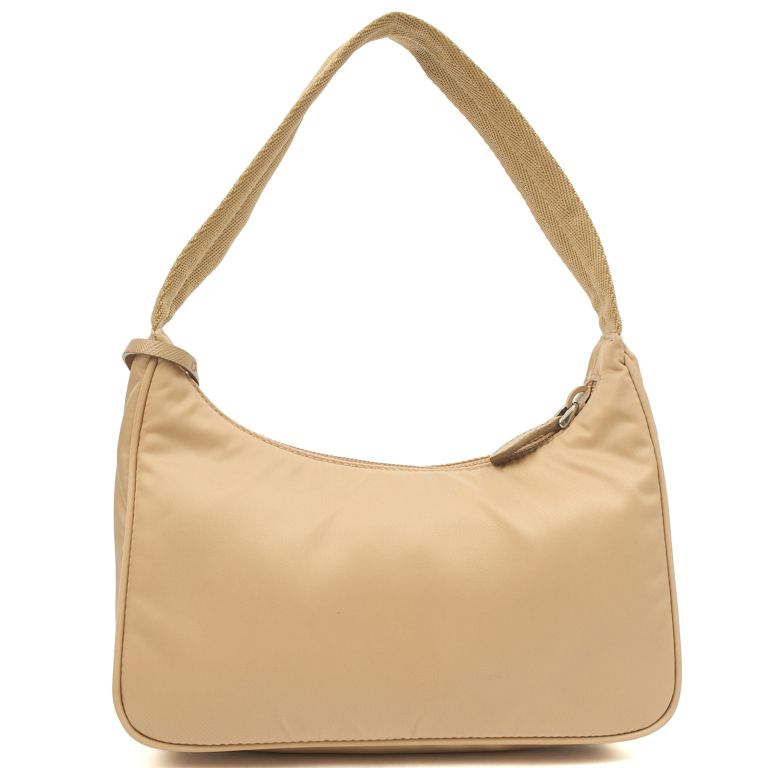 Prada Re-edition 2000 Nylon Mini Bag in Neutral, Nylon Handbag