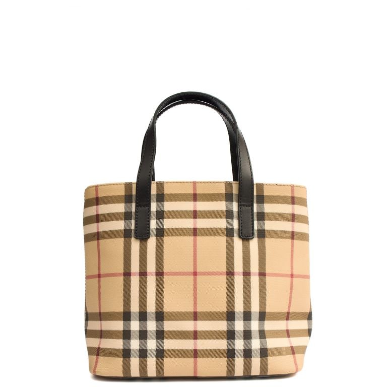 Burberry Check Tote in Nova Check, Leather | Handbag Clinic