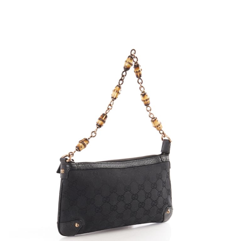 Gg Canvas Gucci Chain Pochette Gucci Pochette With Chain Outlet - Main Image