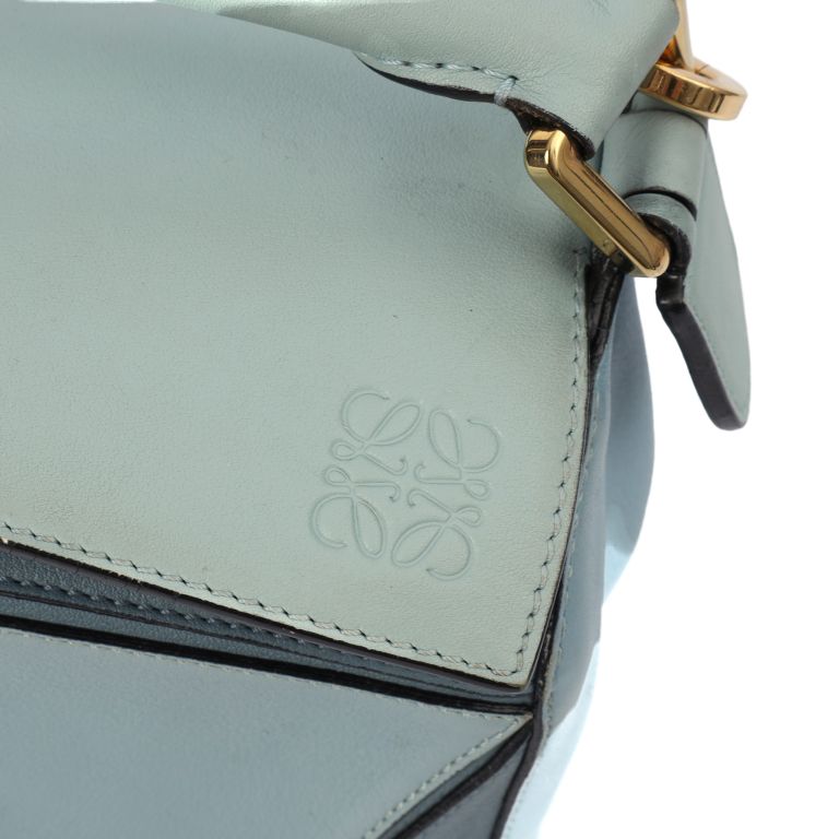 Loewe Puzzle - Small in Blue, Leather | Handbag Clinic