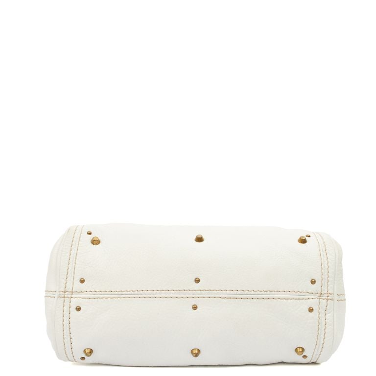 Chloé Paddington Bag White Paddington bag in grained leather White - Chloé