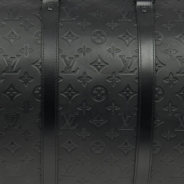 Keepall 50 Bandouliere in Black, Leather