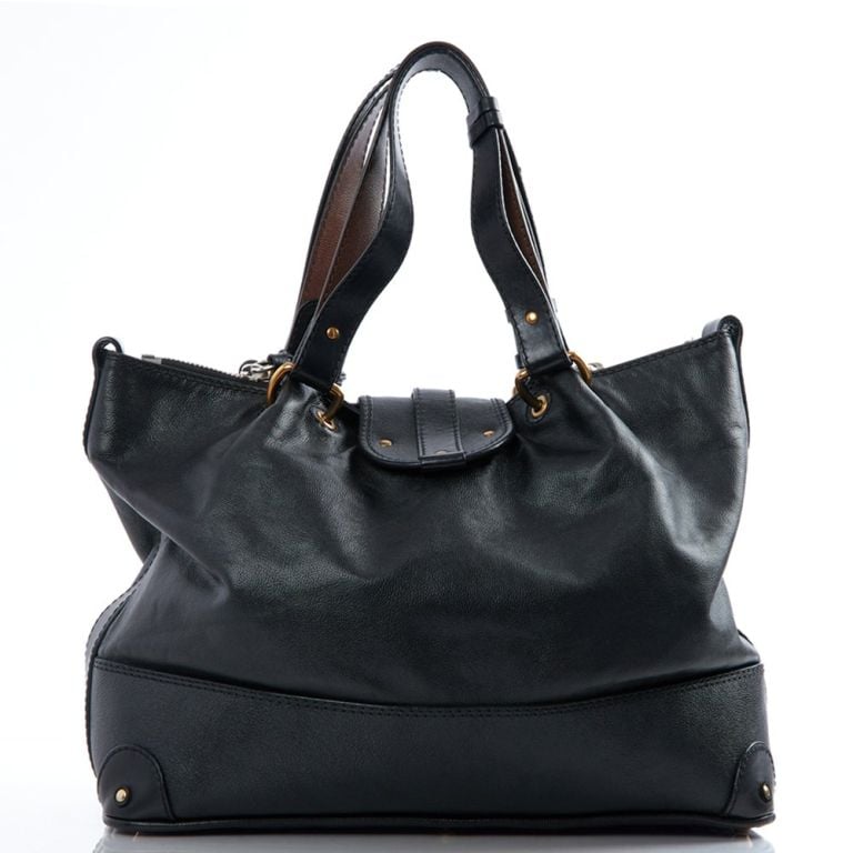 Chloé Kerala Handbag Black Leather y2k Chloé Kerala Handbag Black Leather y2k Chloé Patent Leather Handbag