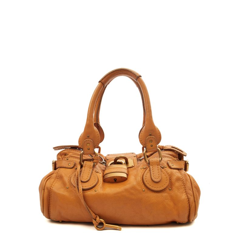 Chloé Paddington Hand Bag Brown Leather CHLOE Paddington grained leather shoulder bag | Harvey Nichols