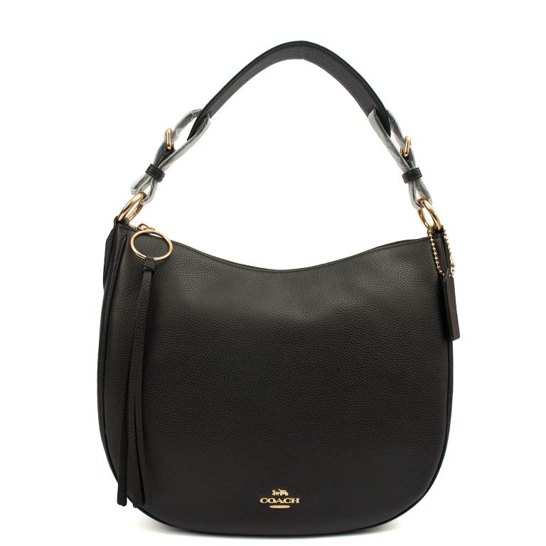 Coach Hadley Hobo in Navy, Leather | Handbag Clinic