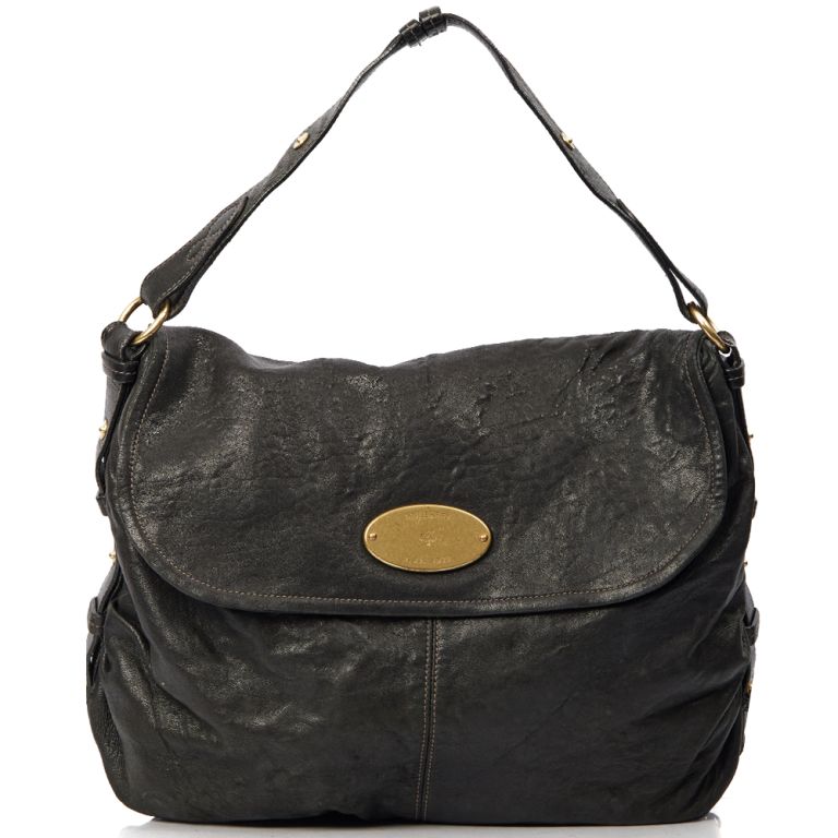 Mulberry Hayden in Black, Calfskin Leather Handbag Clinic