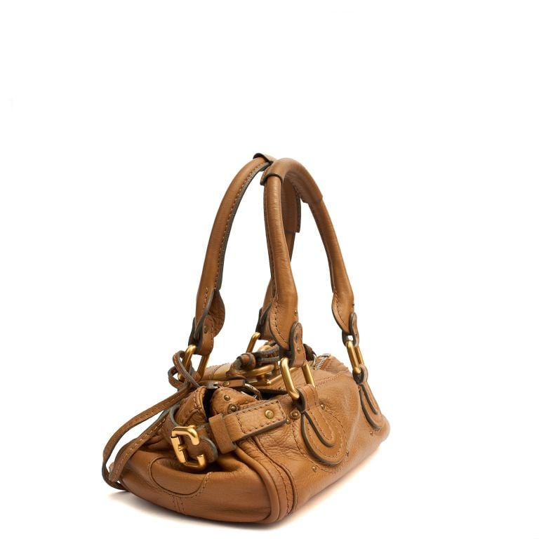 Chloé Paddington Hand Bag Brown Leather Chloe Paddington Handbag Brown Leather 02-08-53 Y2K Tote bag