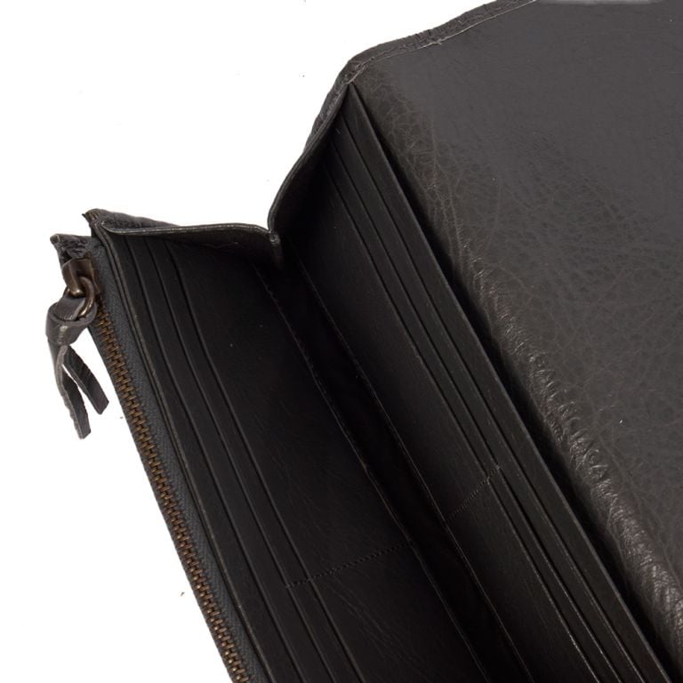 Balenciaga Money ラージハンドバッグ Calfskin Balenciaga Money Large Handbag - Black | Editorialist