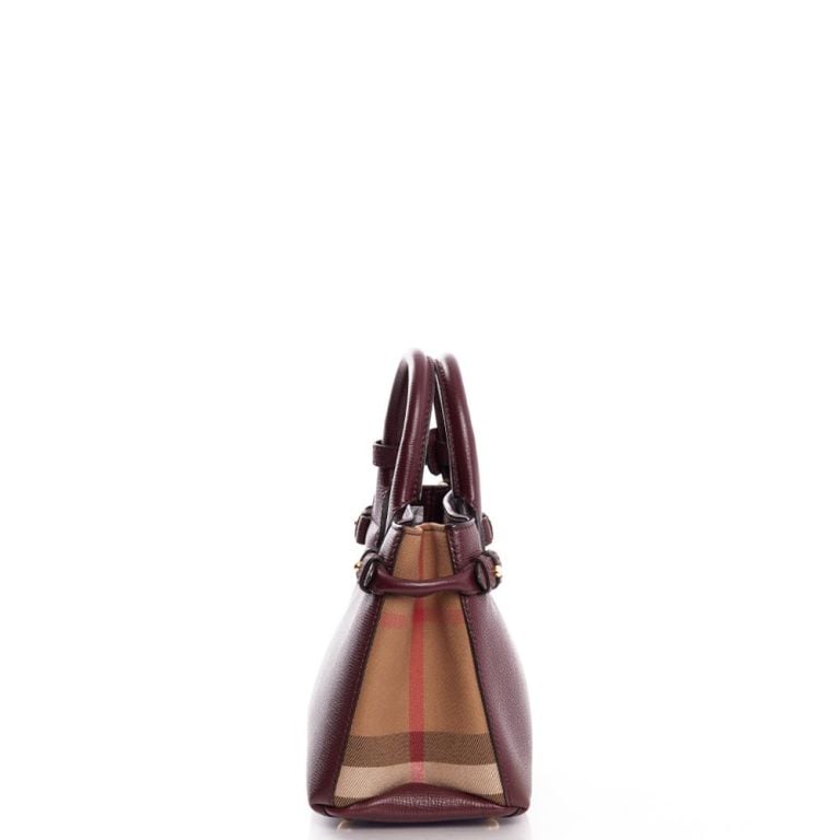 Burberry Banner Small in Burgundy Handbag Clinic