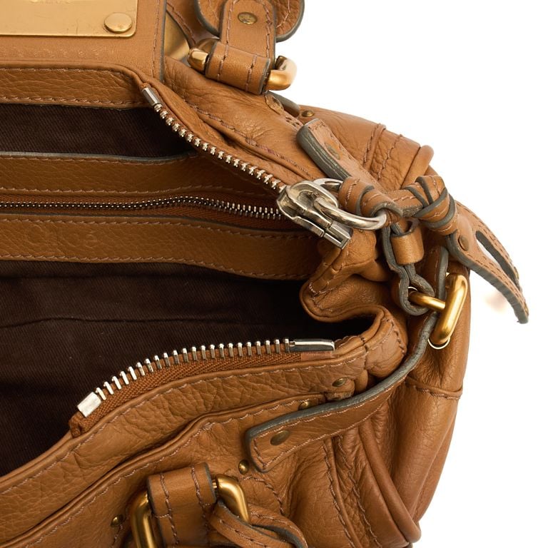 Vintage Chloé mini Paddington Bags Brown Chloe Paddington - Mini in Brown, Calfskin Leather | Handbag