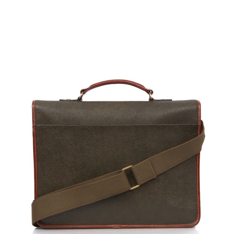 Mulberry Scotchgrain Briefcase Handbag Clinic