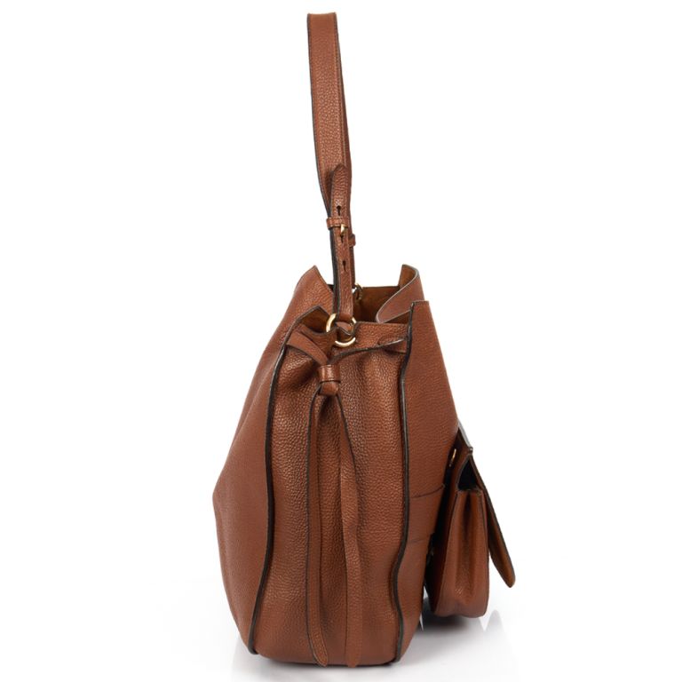 Amberley Hobo in Oak, Leather