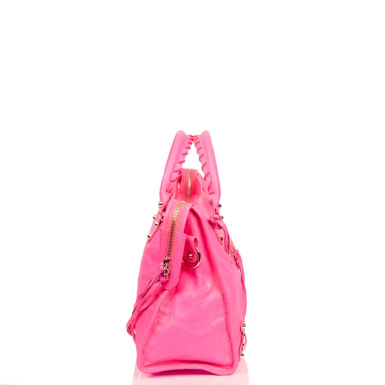 Balenciaga Classic City in Pink, Leather Handbag Clinic