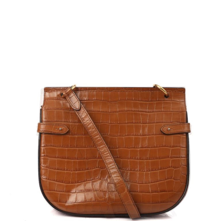 Mulberry Amberley in Oak, Exotic Effect Leather Handbag Clinic