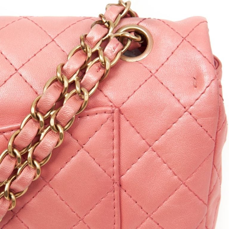 Chanel Lambskin Flap Bag in Pink Handbag Clinic