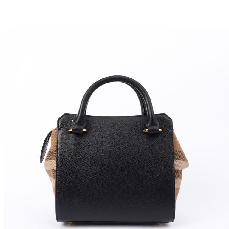 Burberry Banwell Tote in Black, Leather | Handbag Clinic