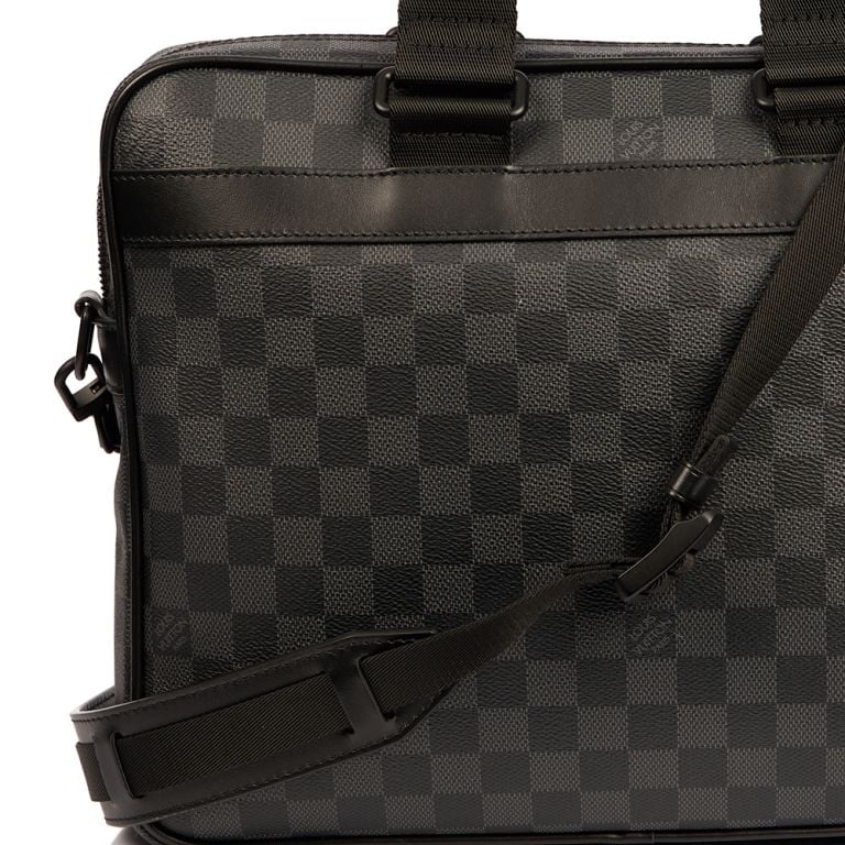 Louis Vuitton Utility Messenger Bag in Grey, Leather Handbag Clinic