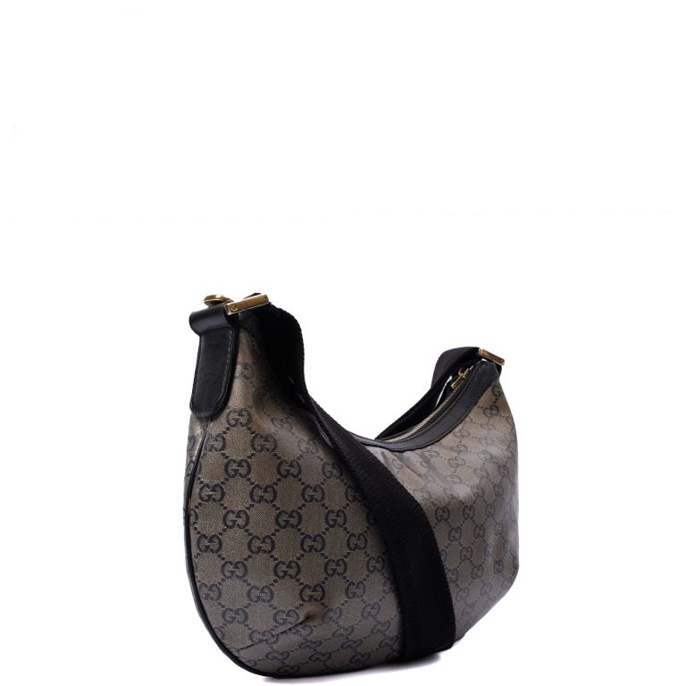 Gucci Shoulder Bag in Navy, Leather Handbag Clinic