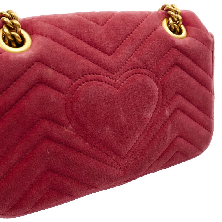 Dhgate Velvet Designer Bag Gucci GG Marmont Velvet Shoulder Bag