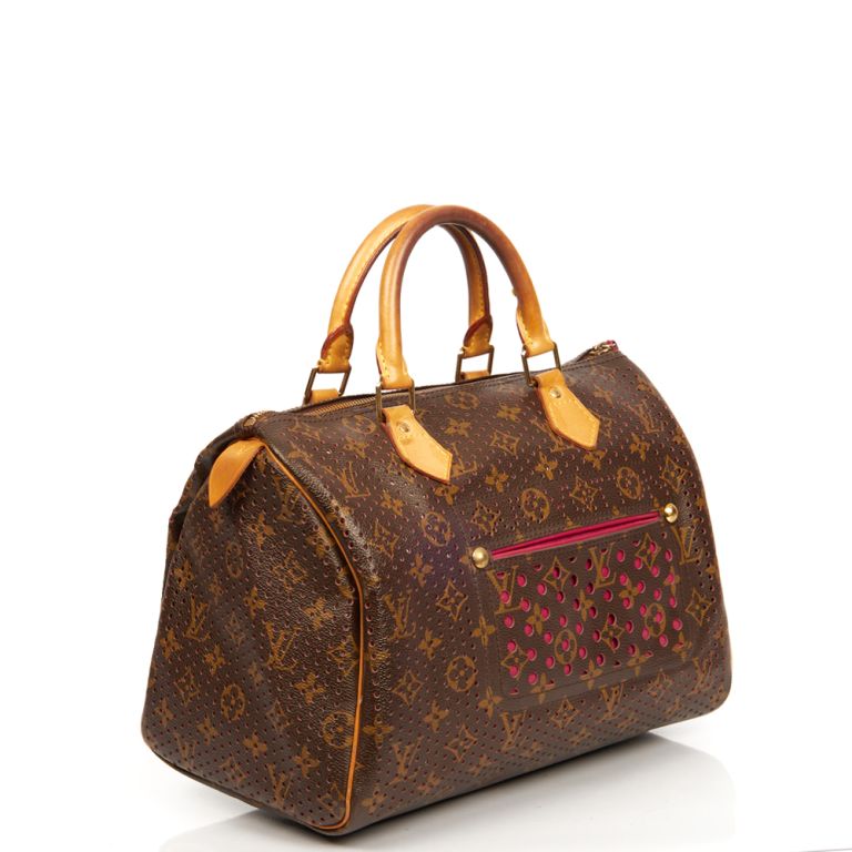 Louis Vuitton ボストンバッグ ブラウン speedy30 Louis Vuitton Perforated Speedy 30 in Brown, Leather | Handbag Clinic