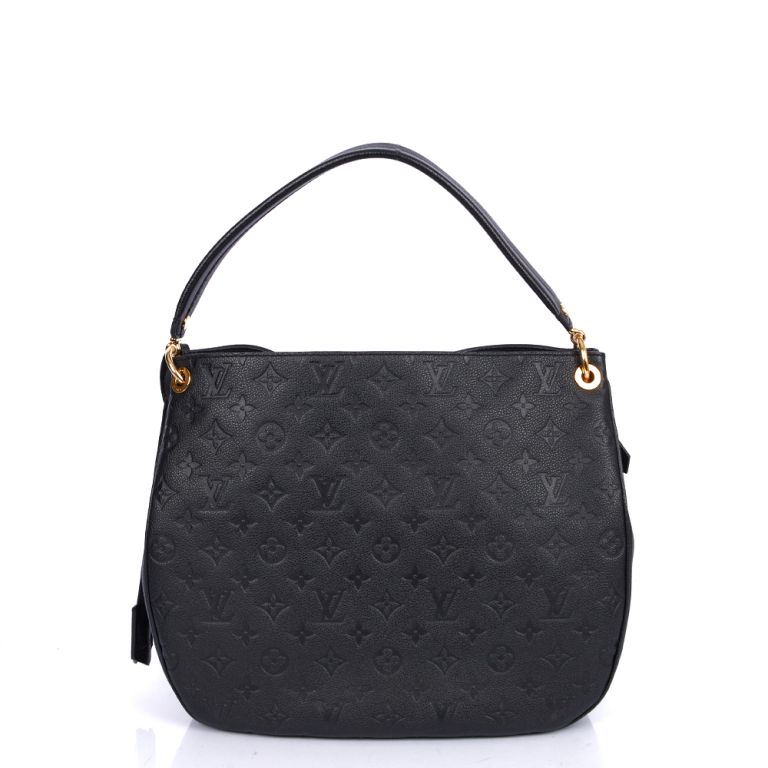 Louis Vuitton Spontini in Black Empreinte Leather Handbag Clinic