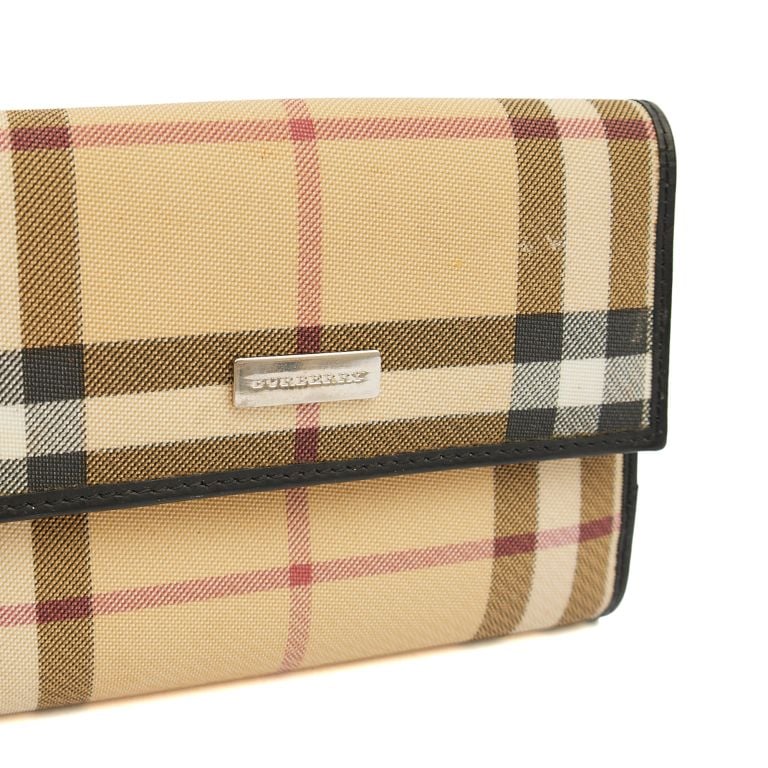 Burberry Wallet in Nova Check, Fabric | Handbag Clinic