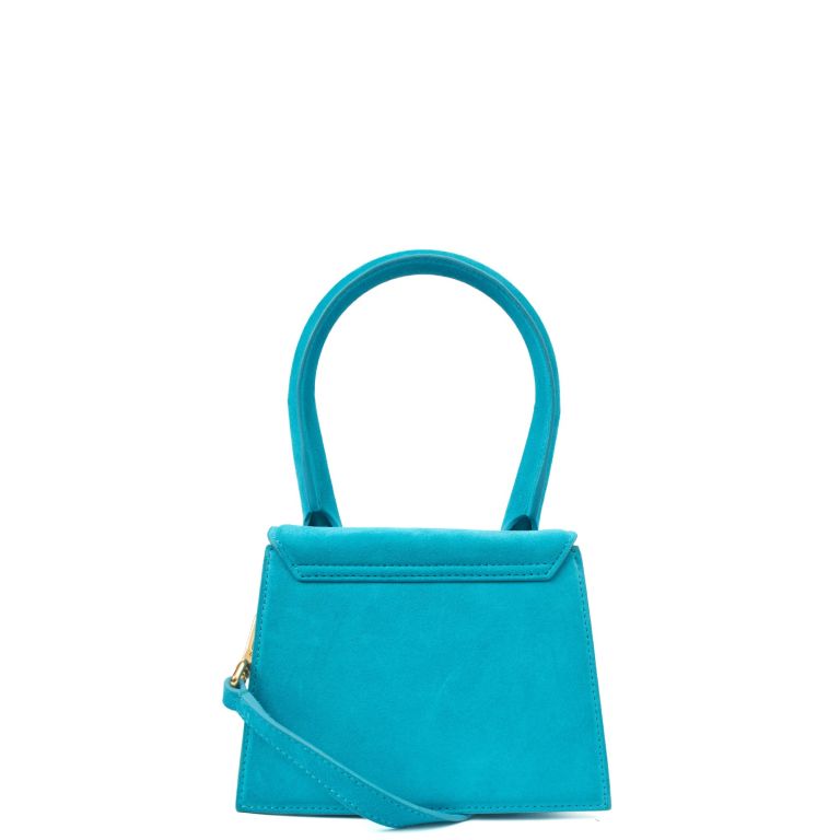 Jacquemus Le Chiquito in Blue, Suede Handbag Clinic