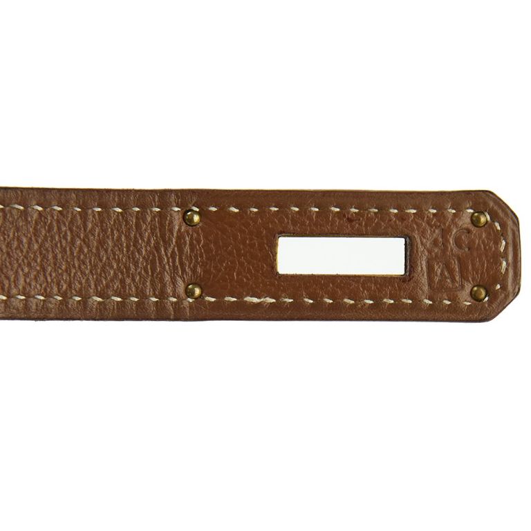 Blind Stamp Hermes Belt Stamp Code Hermes Tabac Camel Birkin 35 Bag