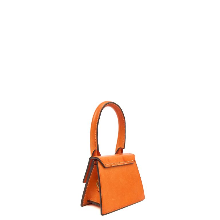 Jacquemus Le Chiquito in Orange, Leather Handbag Clinic
