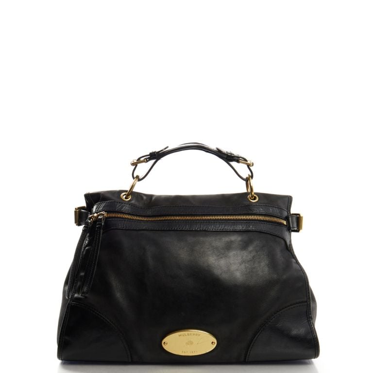 Mulberry Shoulder Bag in Black Handbag Clinic
