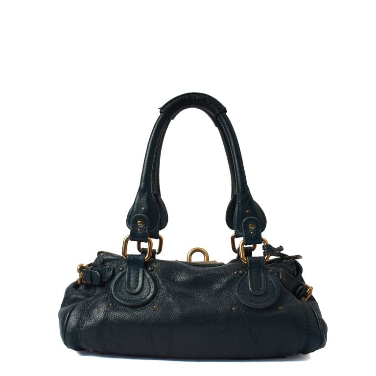 Chloé Paddington Leather Handbag y2k Chloe Paddington Beige Leather Shoulder Bag Handbag Y2K w/Gold