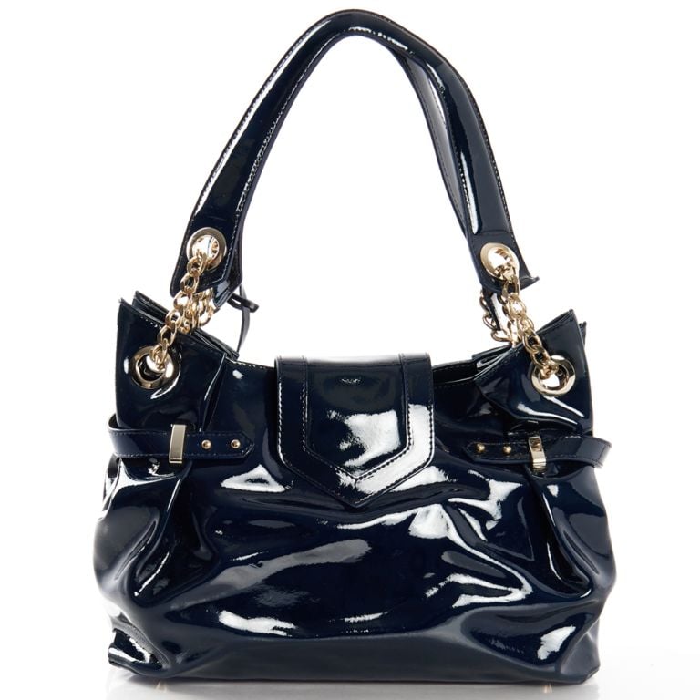 Aspinal of London Barbarella in Navy Handbag Clinic