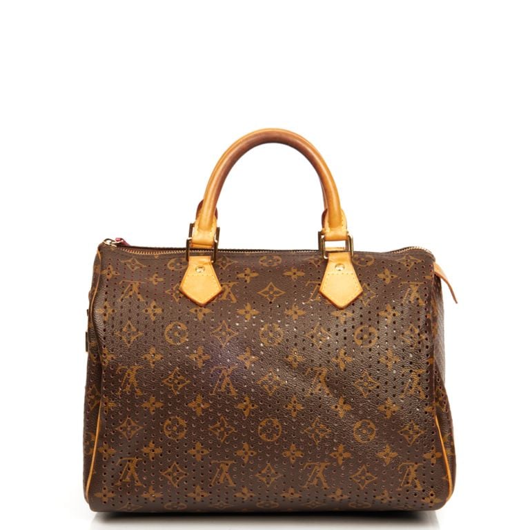 Louis Vuitton ボストンバッグ ブラウン speedy30 Louis Vuitton Perforated Speedy 30 in Brown, Leather | Handbag Clinic