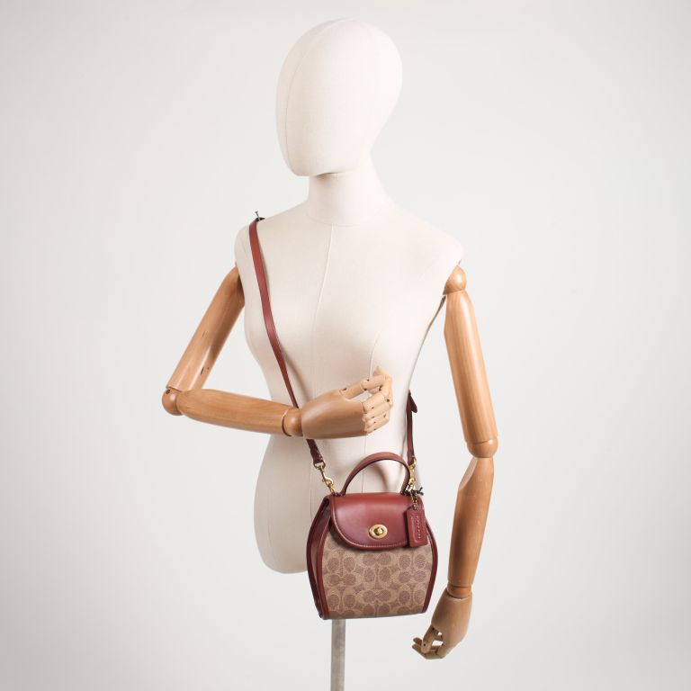 Coach **LIMITED TIME PRICE**Turnlock Tote in Brown, Leather