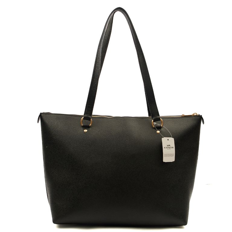 Coach Gallery Tote in Black, Leather Handbag Clinic