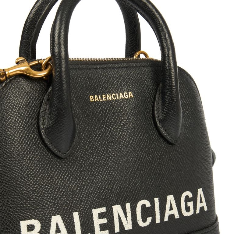 Balenciaga Ville Top Handle XXS in Black, Veau Calfskin | Handbag