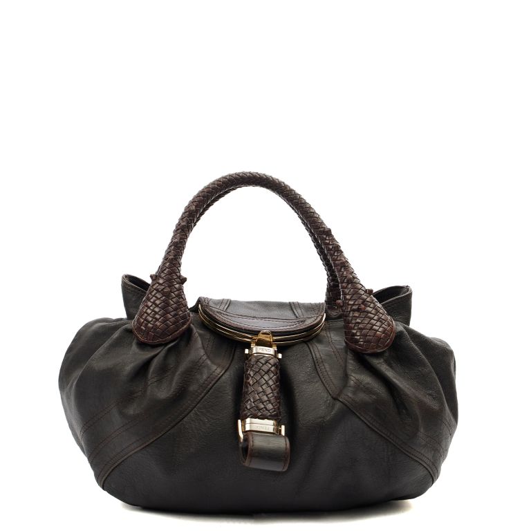 Fendi Spy Bag in Brown, Leather Handbag Clinic