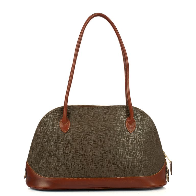 Mulberry Vintage Shoulder Bag in Green, Scotchgrain Handbag Clinic