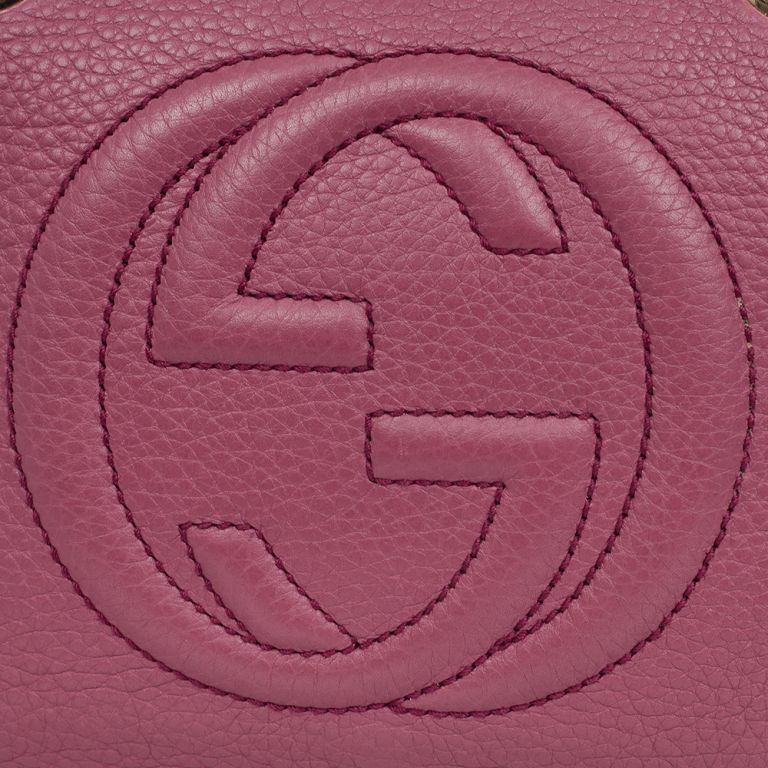 Gucci Soho Chain Shoulder Bag in Purple Handbag Clinic