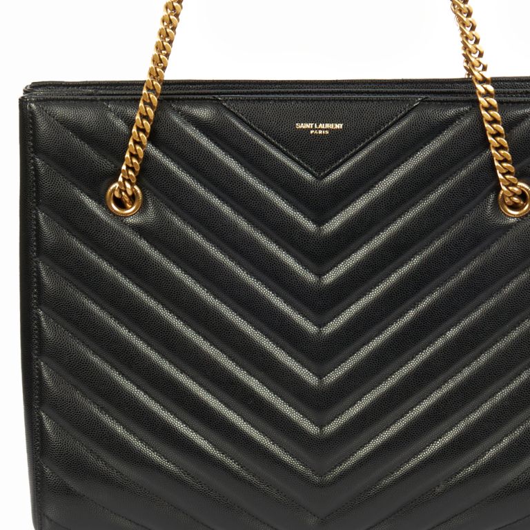 Saint laurent tribeca quilted tote bag sale