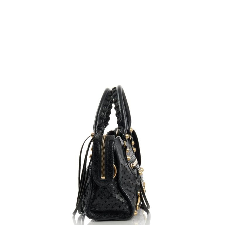 バッグ BALENCIAGA CLASSIC CITY MINI black Balenciaga Classic City Shoulder Bag Mini Black in Lambskin