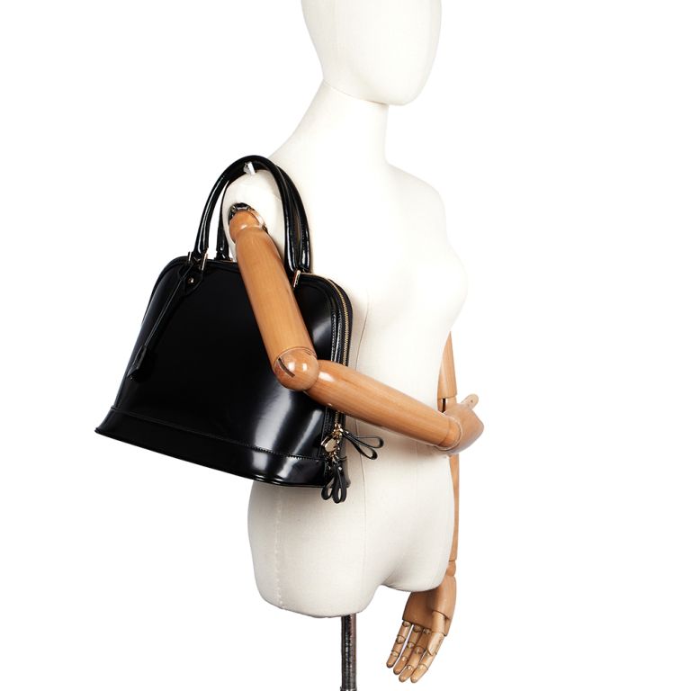 Aspinal of London Hepburn Bag in Black Handbag Clinic