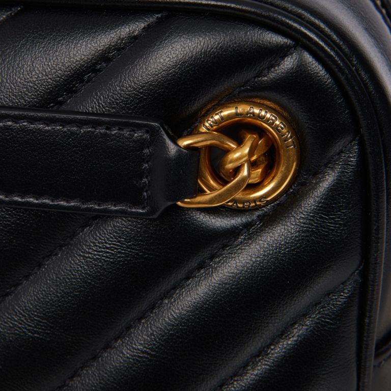 Saint Laurent Joan Shoulder Bag in Black Handbag Clinic