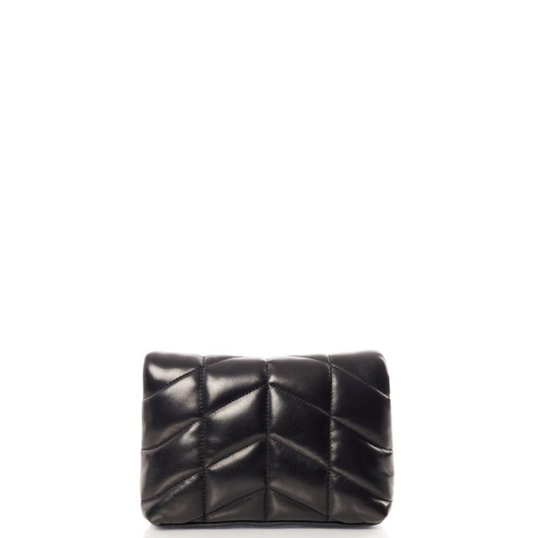 Saint Laurent Puffer Pouch Small Handbag Clinic