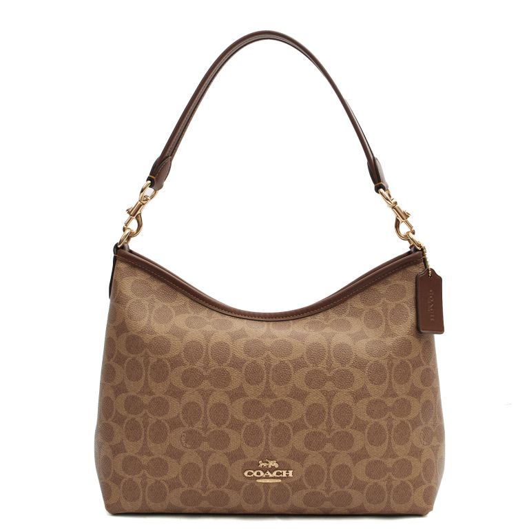 バッグ Coach Vintage Shoulder Bag Leather Brown Coach Laurel Shoulder Bag in Brown, Leather | Handbag Clinic