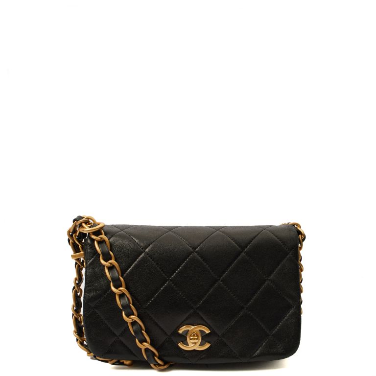Chanel **LIMITED TIME PRICE** Chain Around Flap in Black, Lambskin