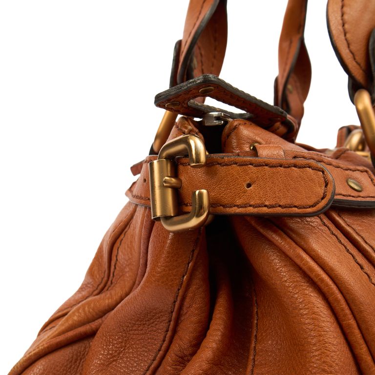 Chloé Paddington Hand Bag Brown Leather Paddington leather shoulder bag in burgundy - Chloe | Mytheresa