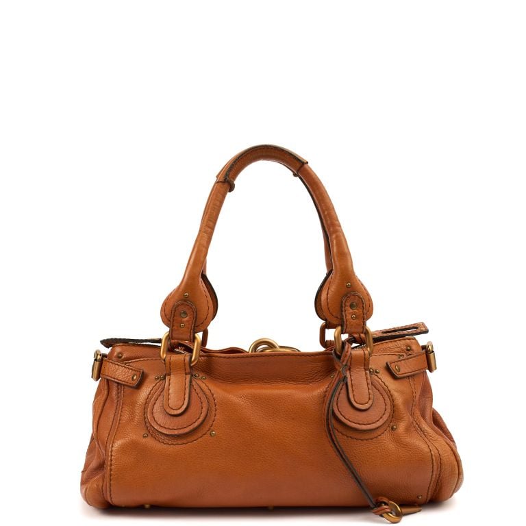 Chloé Paddington Hand Bag Brown Leather Chloe Paddington in Brown, Calfskin Leather SELF MANCHESTER