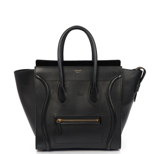 Celine Luggage - Mini in Black, Leather | Handbag Clinic